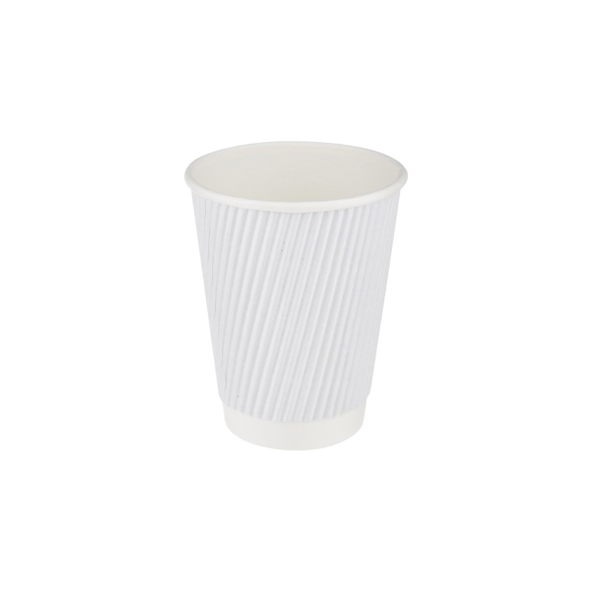 White Ripple Paper Cups - hotpackwebstore.com - Ripple Paper Cups