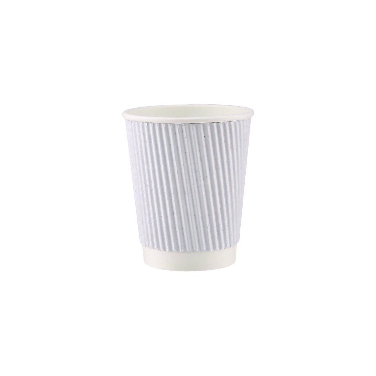 White Ripple Paper Cups - hotpackwebstore.com - Ripple Paper Cups