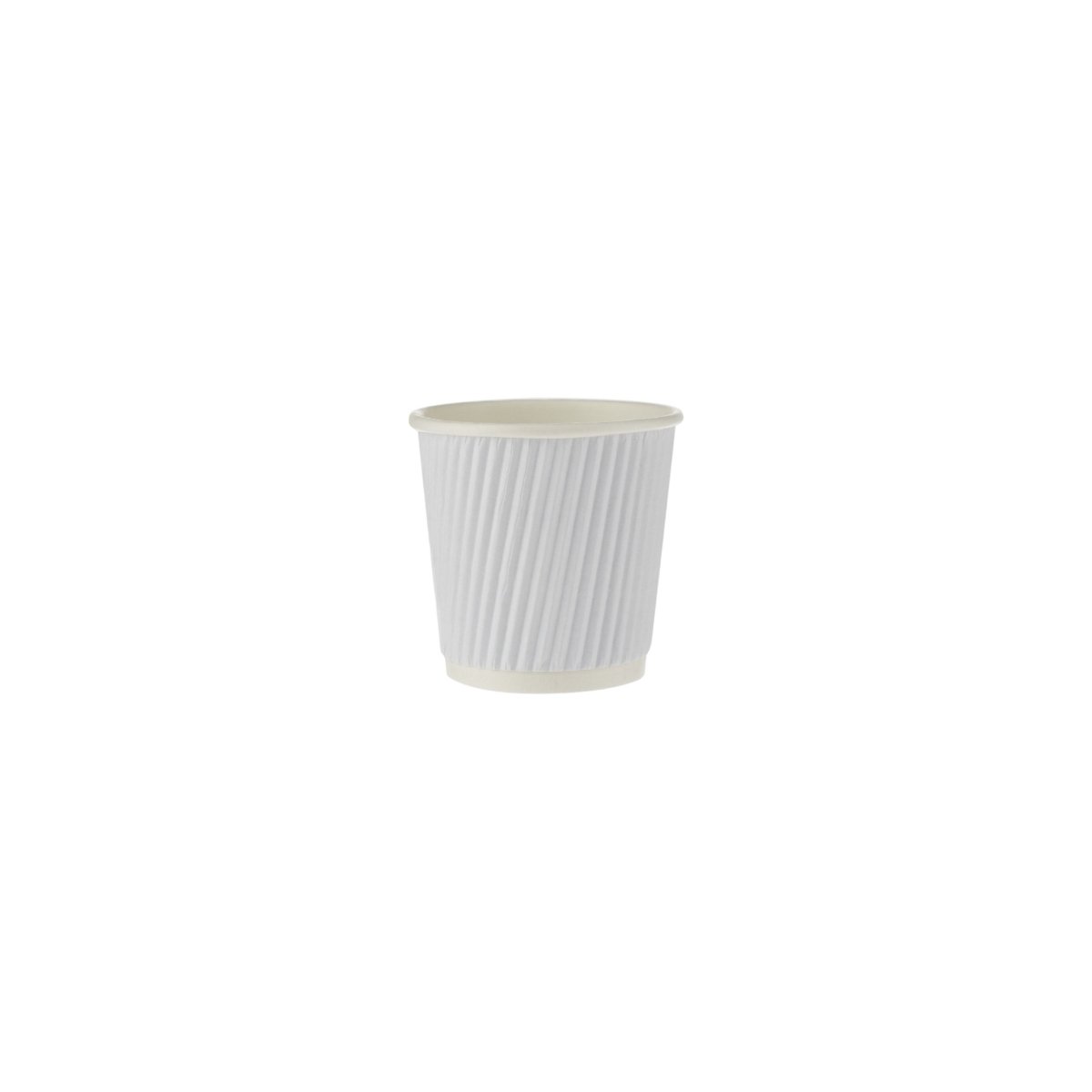 White Ripple Paper Cups - hotpackwebstore.com - Ripple Paper Cups