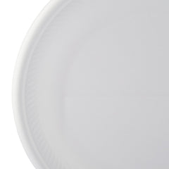 White Round Foam Plate - hotpackwebstore.com - 