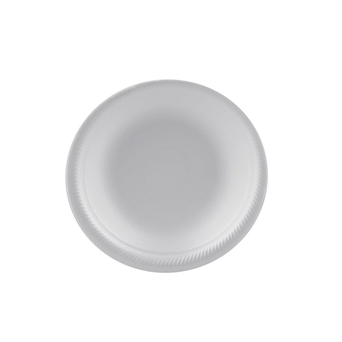 White Round Foam Plate - hotpackwebstore.com - 