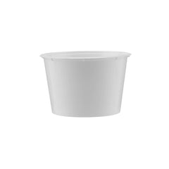 White Round Microwave Container - hotpackwebstore.com - Microwavable Containers