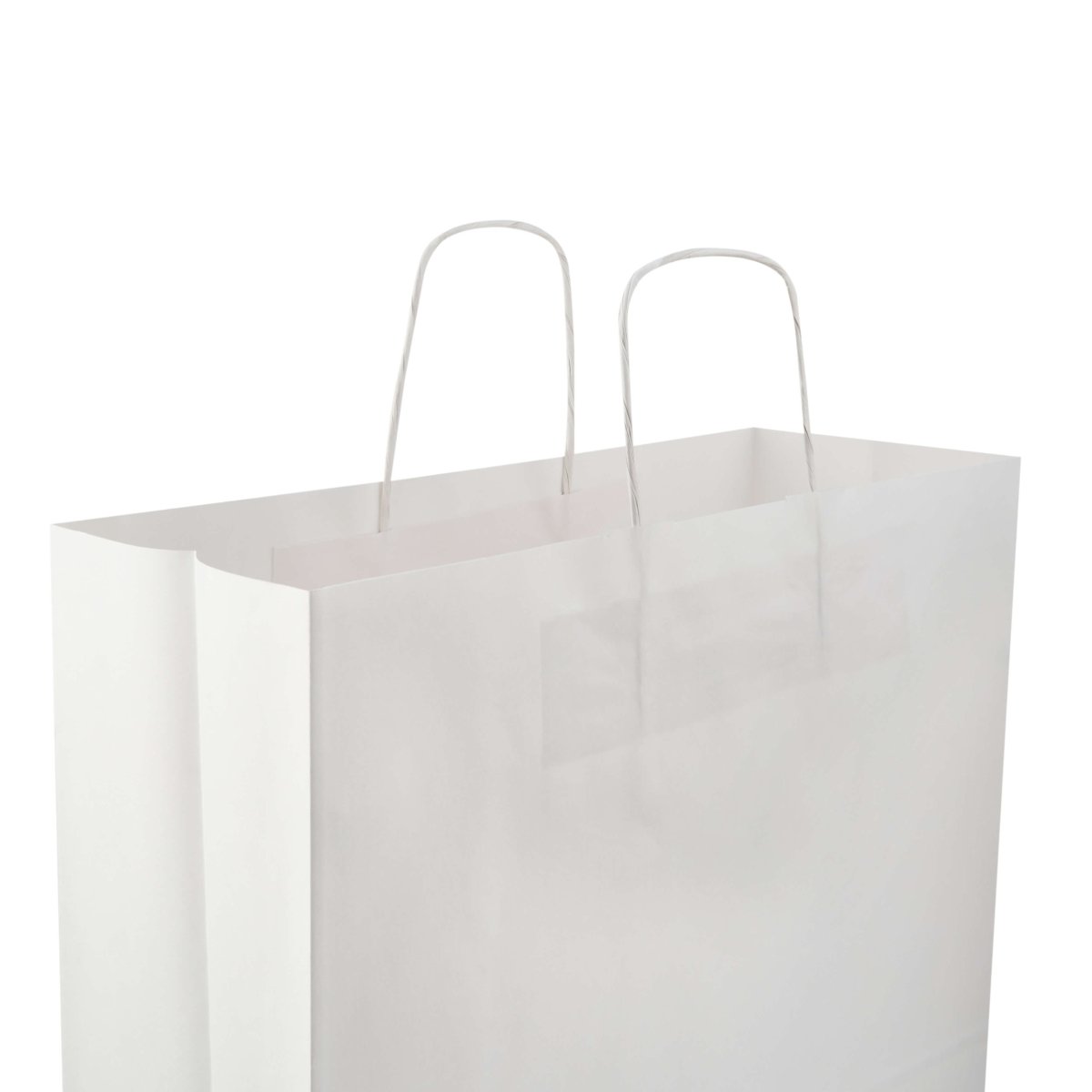 White Twisted Handle Paper Bag - hotpackwebstore.com - Twisted Handle Paper Bags