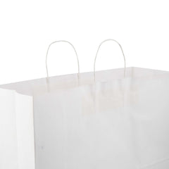 White Twisted Handle Paper Bag - hotpackwebstore.com - Twisted Handle Paper Bags