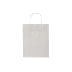 White Twisted Handle Paper Bag - hotpackwebstore.com - Twisted Handle Paper Bags