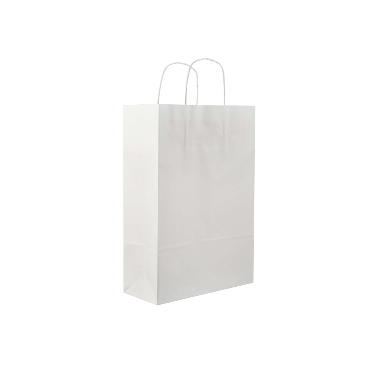 White Twisted Handle Paper Bag - hotpackwebstore.com - Twisted Handle Paper Bags