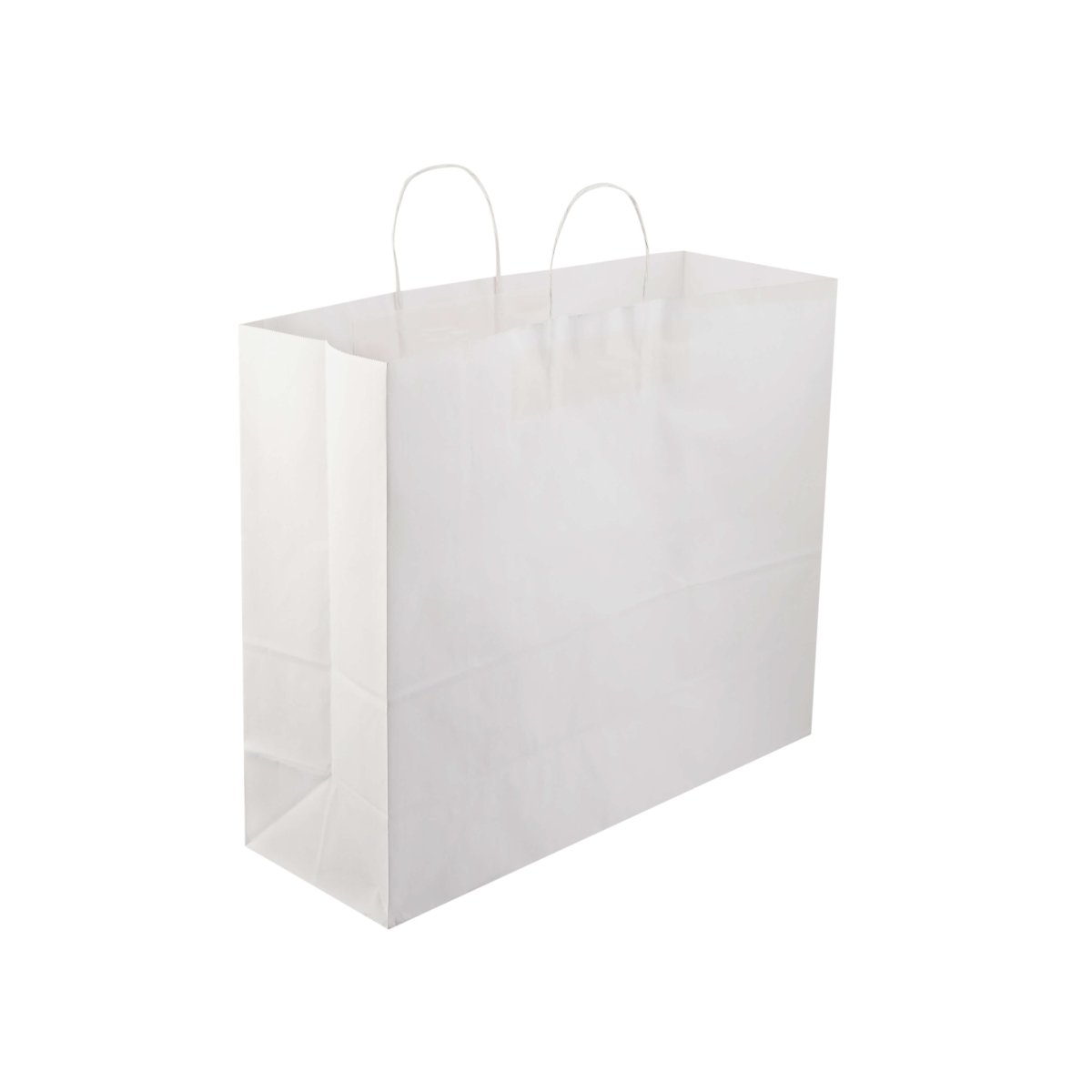 White Twisted Handle Paper Bag - hotpackwebstore.com - Twisted Handle Paper Bags