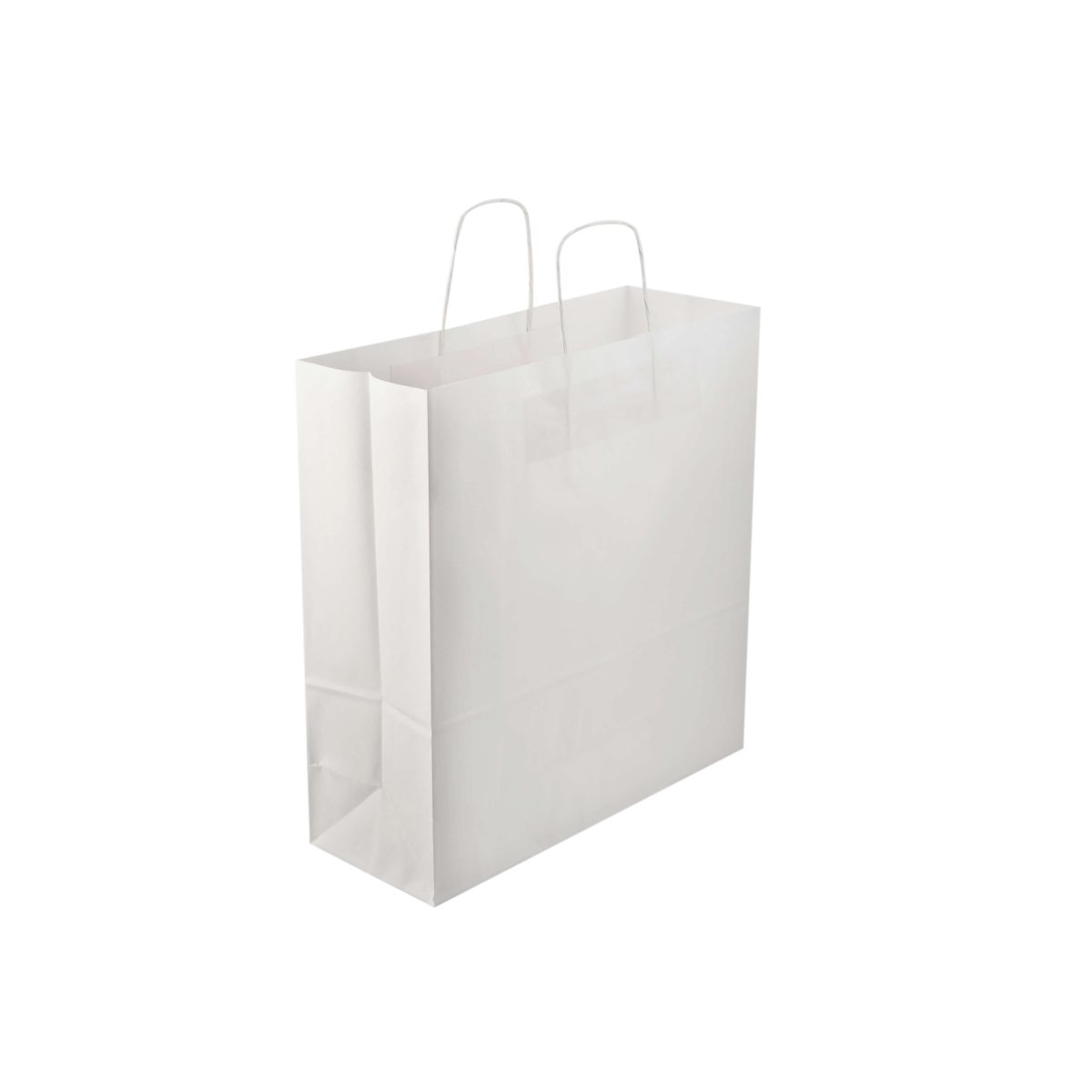 White Twisted Handle Paper Bag - hotpackwebstore.com - Twisted Handle Paper Bags