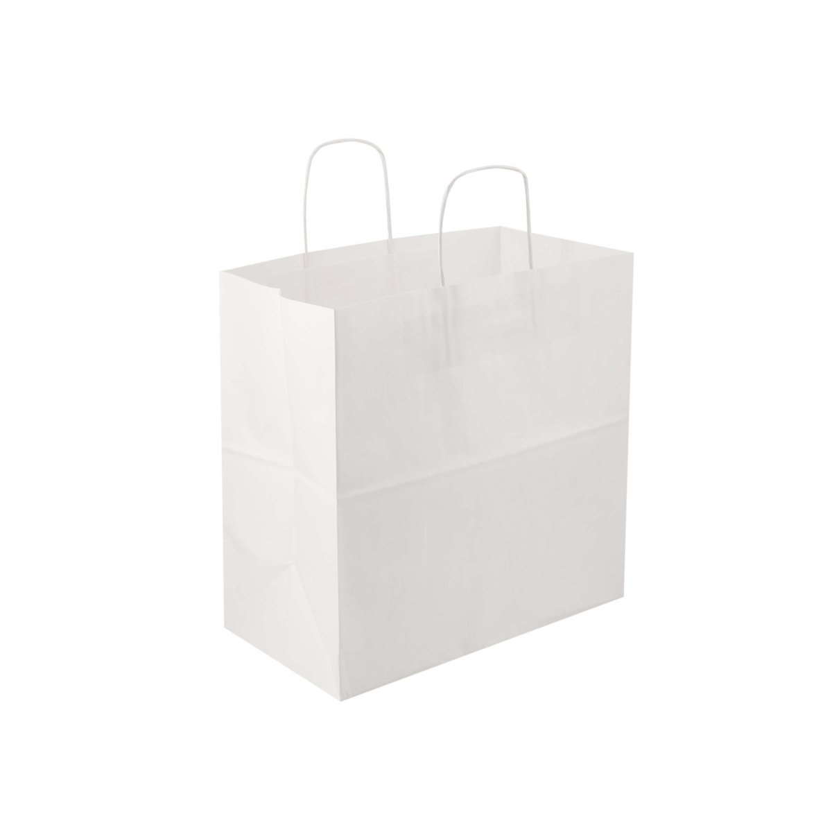 White Twisted Handle Paper Bag - hotpackwebstore.com - Twisted Handle Paper Bags