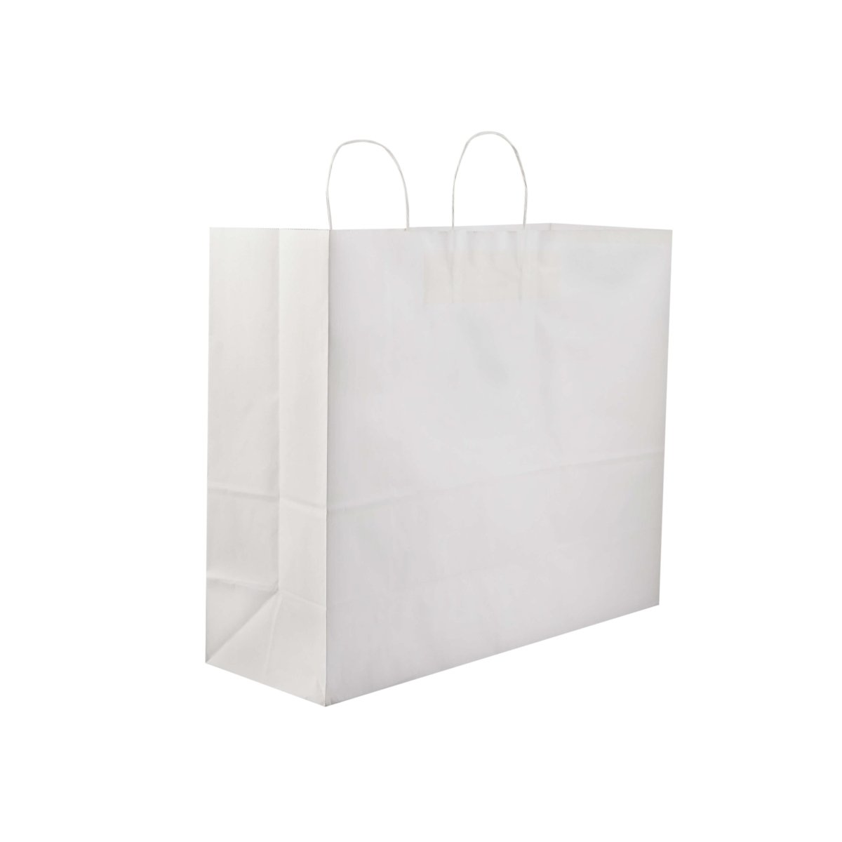 White Twisted Handle Paper Bag - hotpackwebstore.com - Twisted Handle Paper Bags