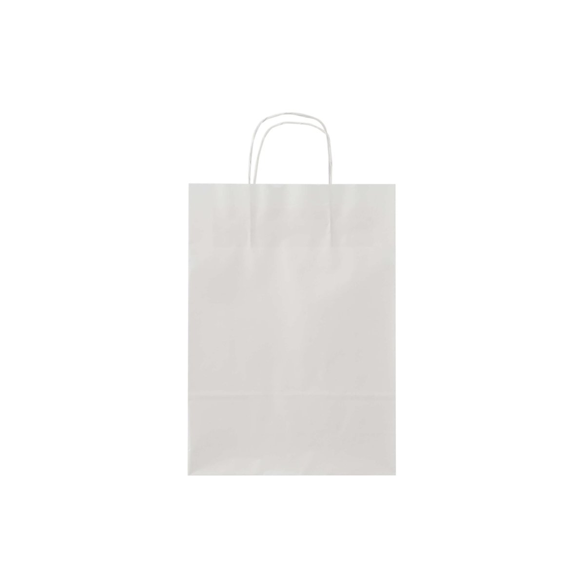 White Twisted Handle Paper Bag - hotpackwebstore.com - Twisted Handle Paper Bags