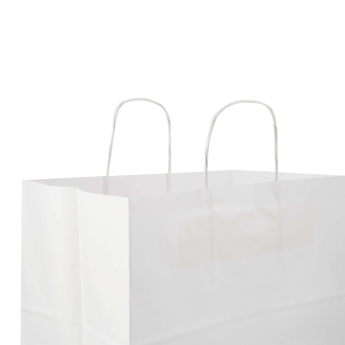 White Twisted Handle Paper Bag - hotpackwebstore.com - Twisted Handle Paper Bags