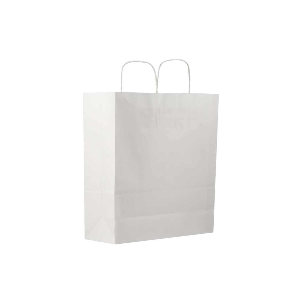 White Twisted Handle Paper Bag - hotpackwebstore.com - Twisted Handle Paper Bags