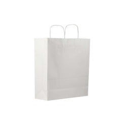 White Twisted Handle Paper Bag - hotpackwebstore.com - Twisted Handle Paper Bags