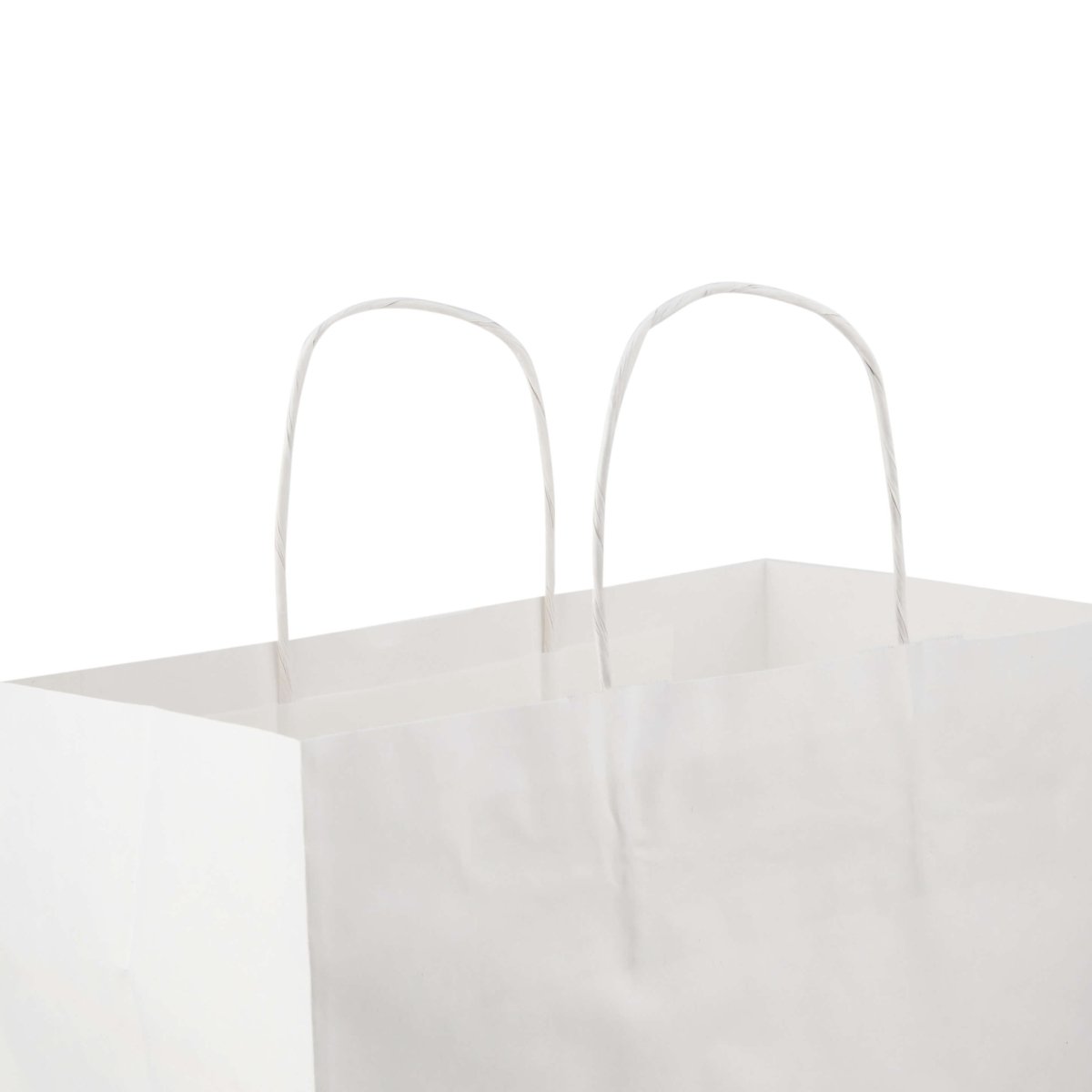 White Twisted Handle Paper Bag - hotpackwebstore.com - Twisted Handle Paper Bags