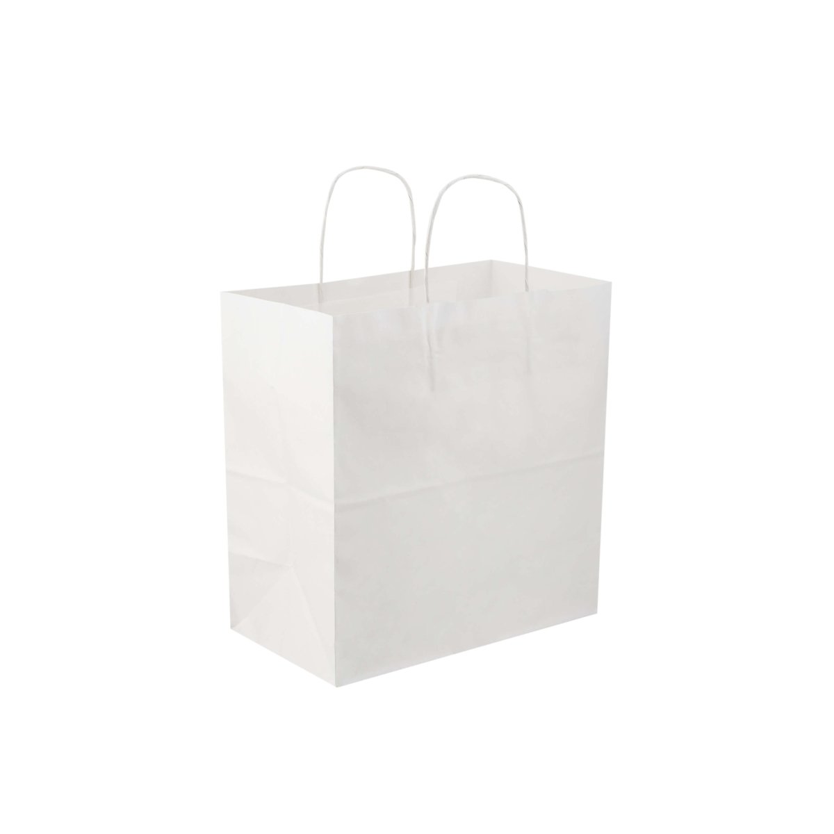 White Twisted Handle Paper Bag - hotpackwebstore.com - Twisted Handle Paper Bags