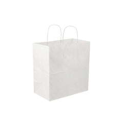 White Twisted Handle Paper Bag - hotpackwebstore.com - Twisted Handle Paper Bags