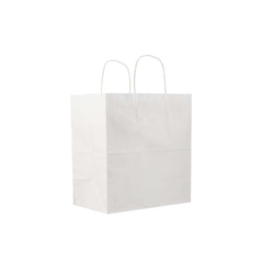 White Twisted Handle Paper Bag - hotpackwebstore.com - Twisted Handle Paper Bags