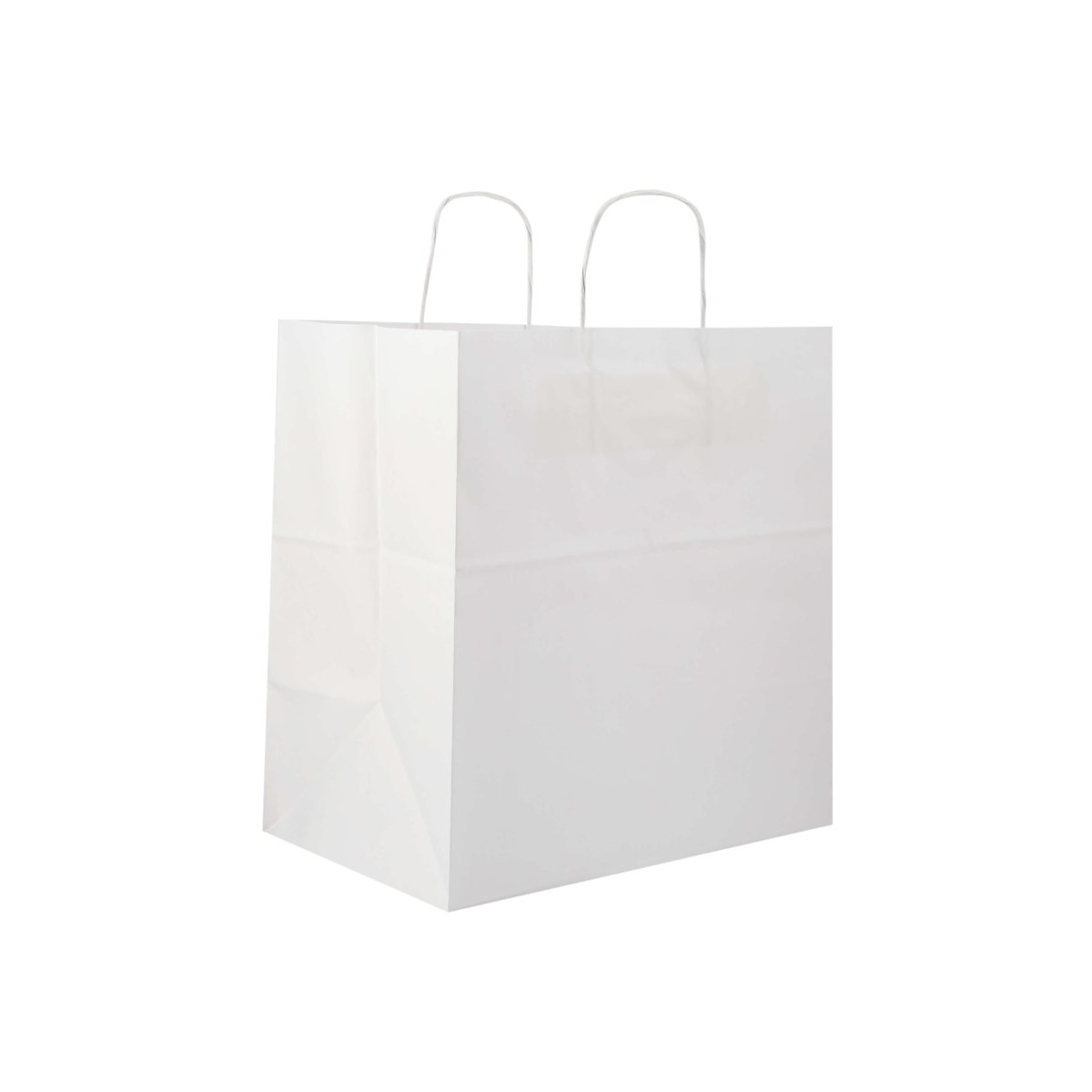 White Twisted Handle Paper Bag - hotpackwebstore.com - Twisted Handle Paper Bags