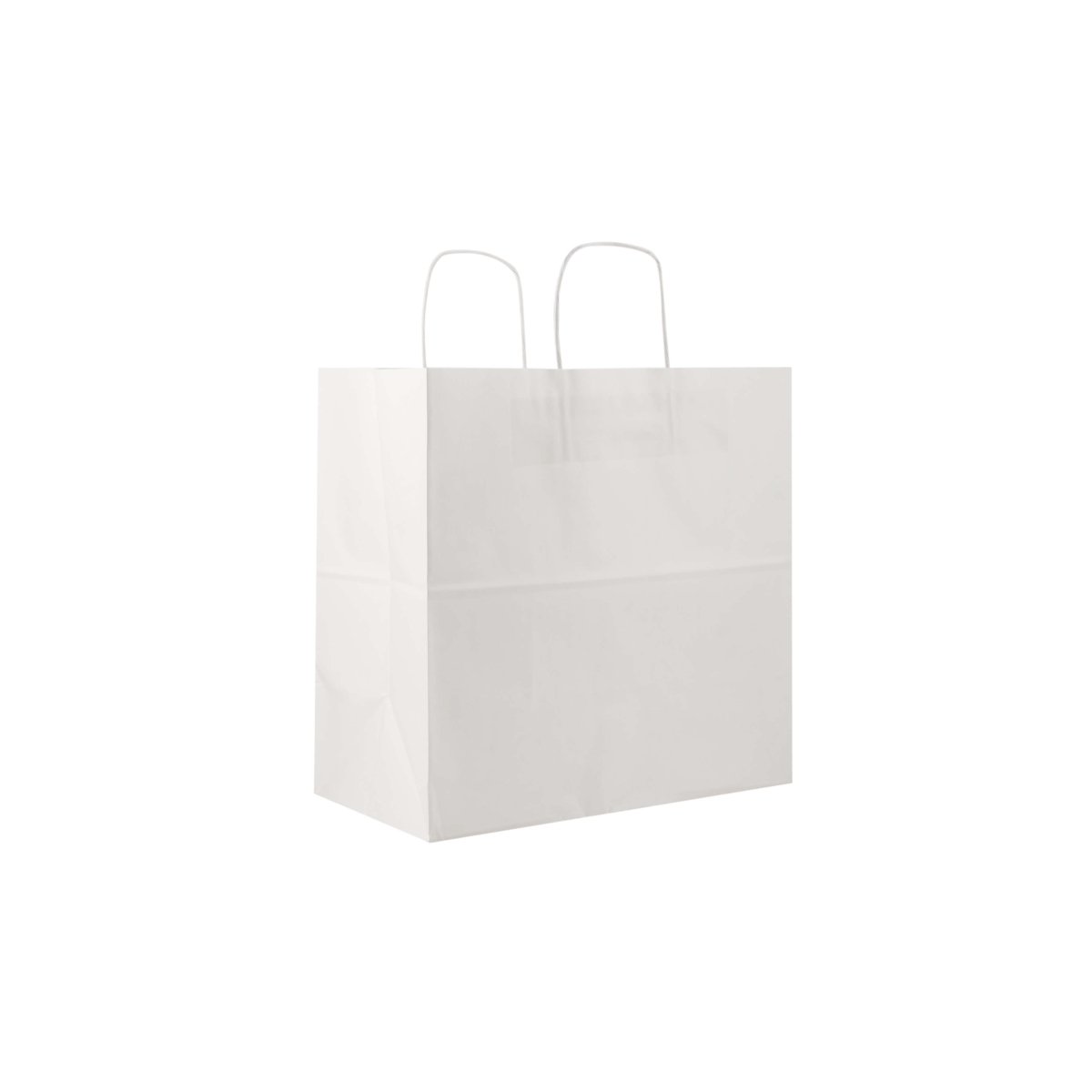 White Twisted Handle Paper Bag - hotpackwebstore.com - Twisted Handle Paper Bags