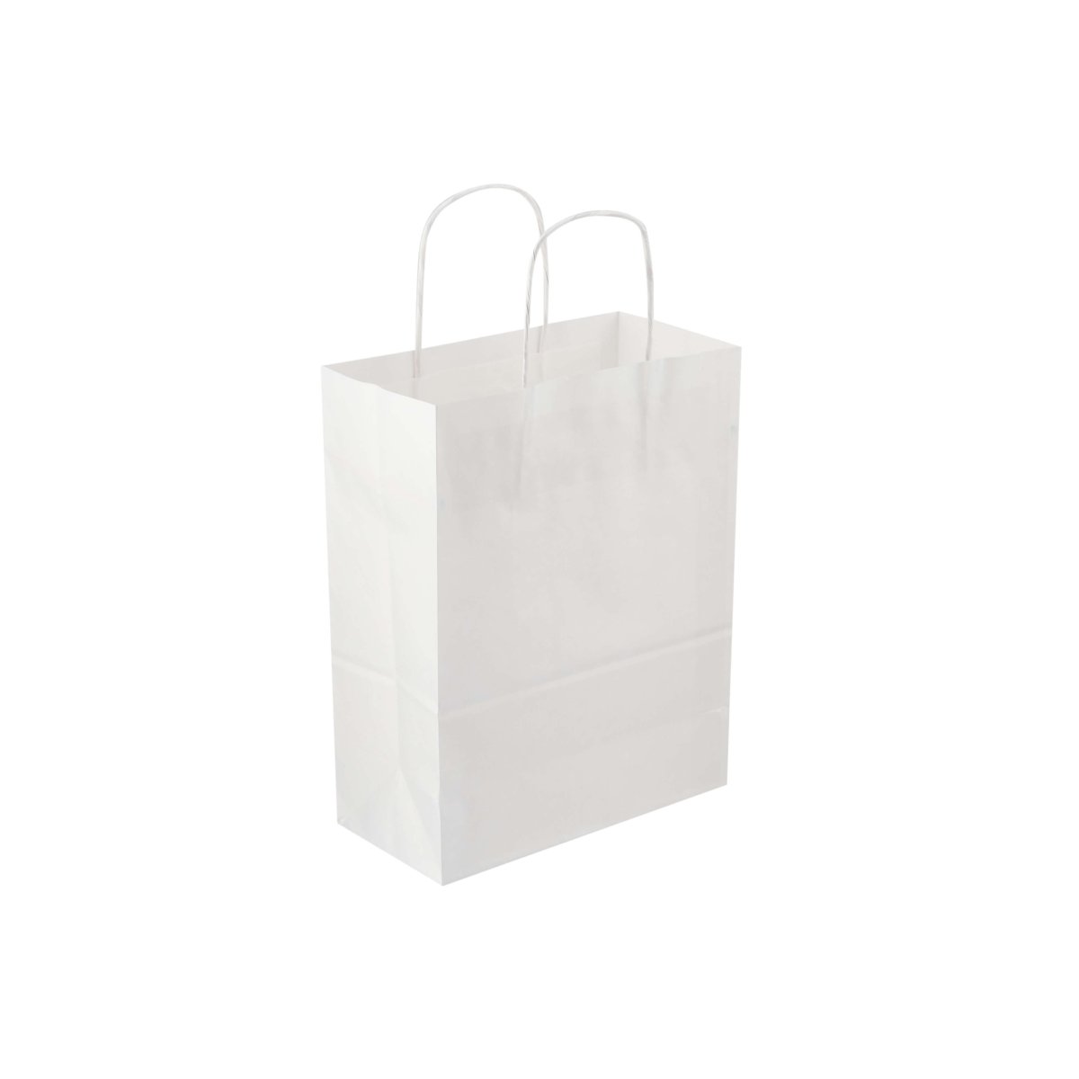 White Twisted Handle Paper Bag - hotpackwebstore.com - Twisted Handle Paper Bags