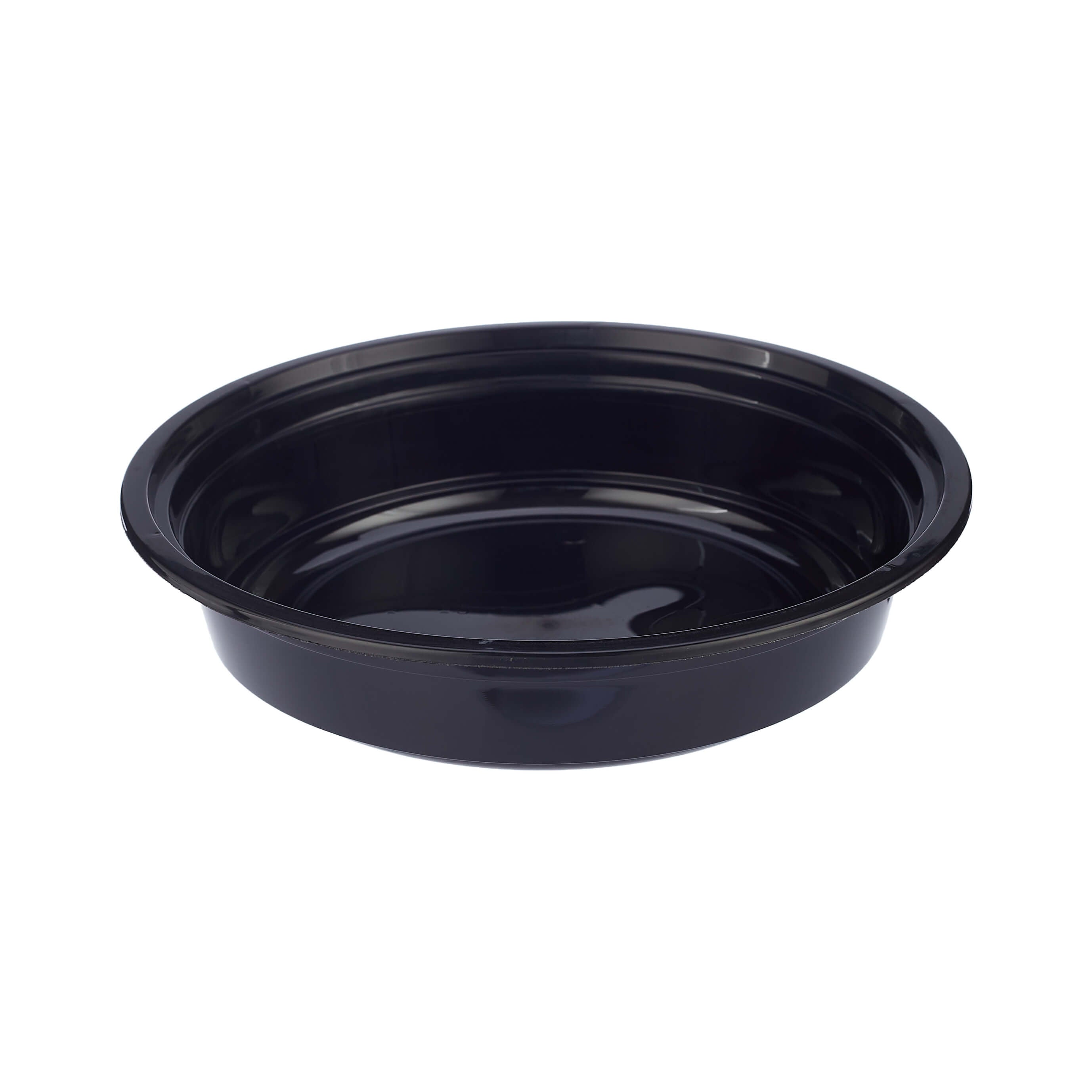 32oz Pho Soup Container Plastic Bowl & Lids Set, Black