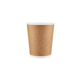 LOGO double-layer paper cups, kraft - novapack