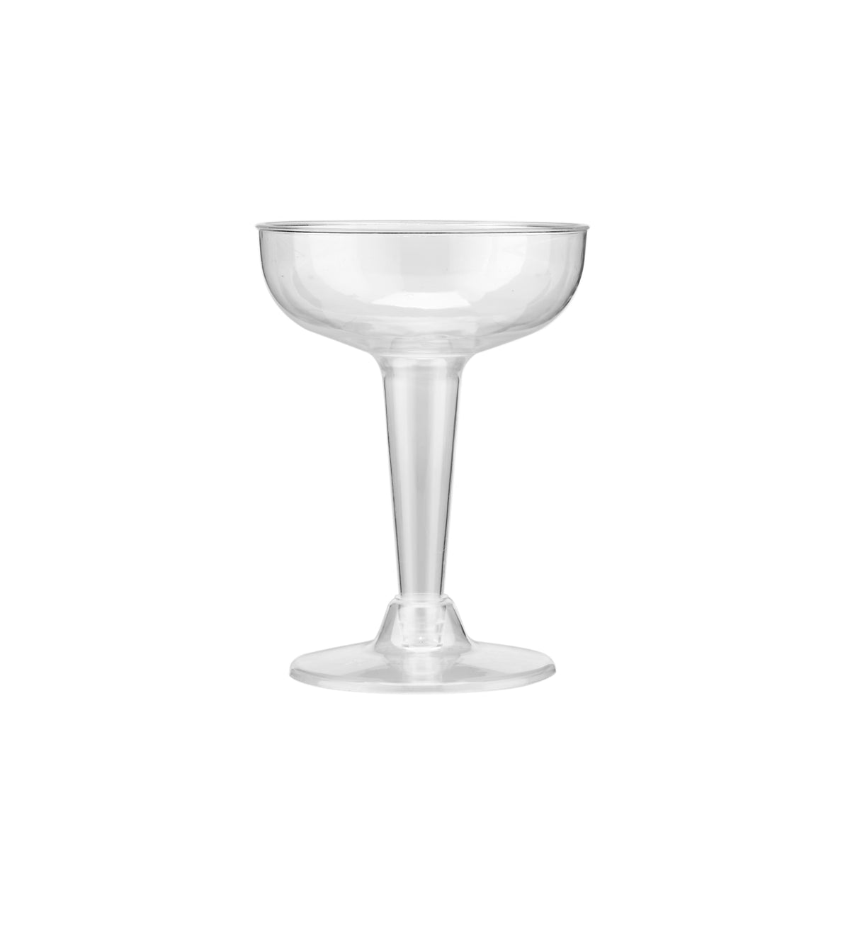 4.5Oz Champagne clear plastic glass 6 Pieces - Hotpack Global