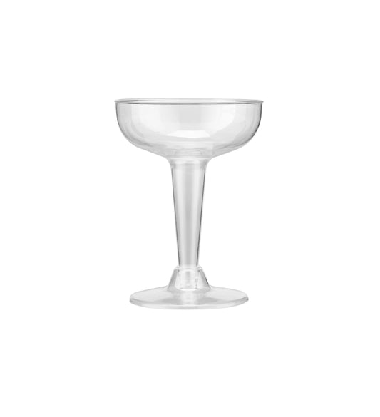 4.5Oz Champagne clear plastic glass 6 Pieces - Hotpack Global