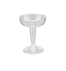 4.5Oz Champagne clear plastic glass 6 Pieces - Hotpack Global