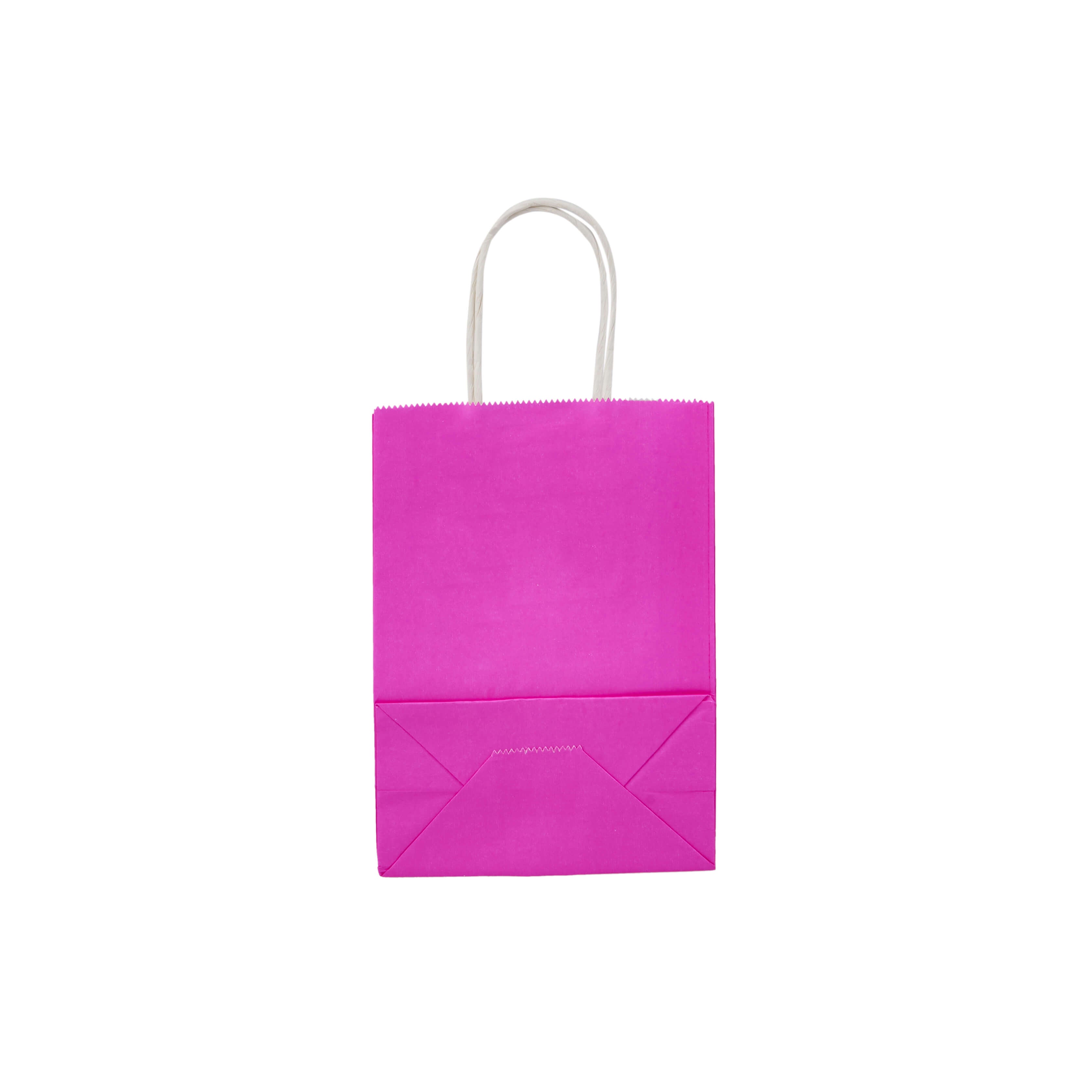 Pink Gift Paper Bag Twisted Handle - hotpackwebstore.com