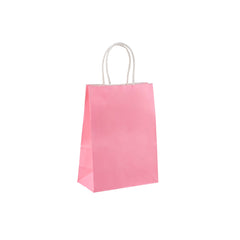 Pink Gift Paper Bag Twisted Handle - hotpackwebstore.com