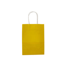 Yellow Gift Paper Bag Twisted Handle - hotpackwebstore.com