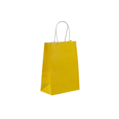 Yellow Gift Paper Bag Twisted Handle - hotpackwebstore.com