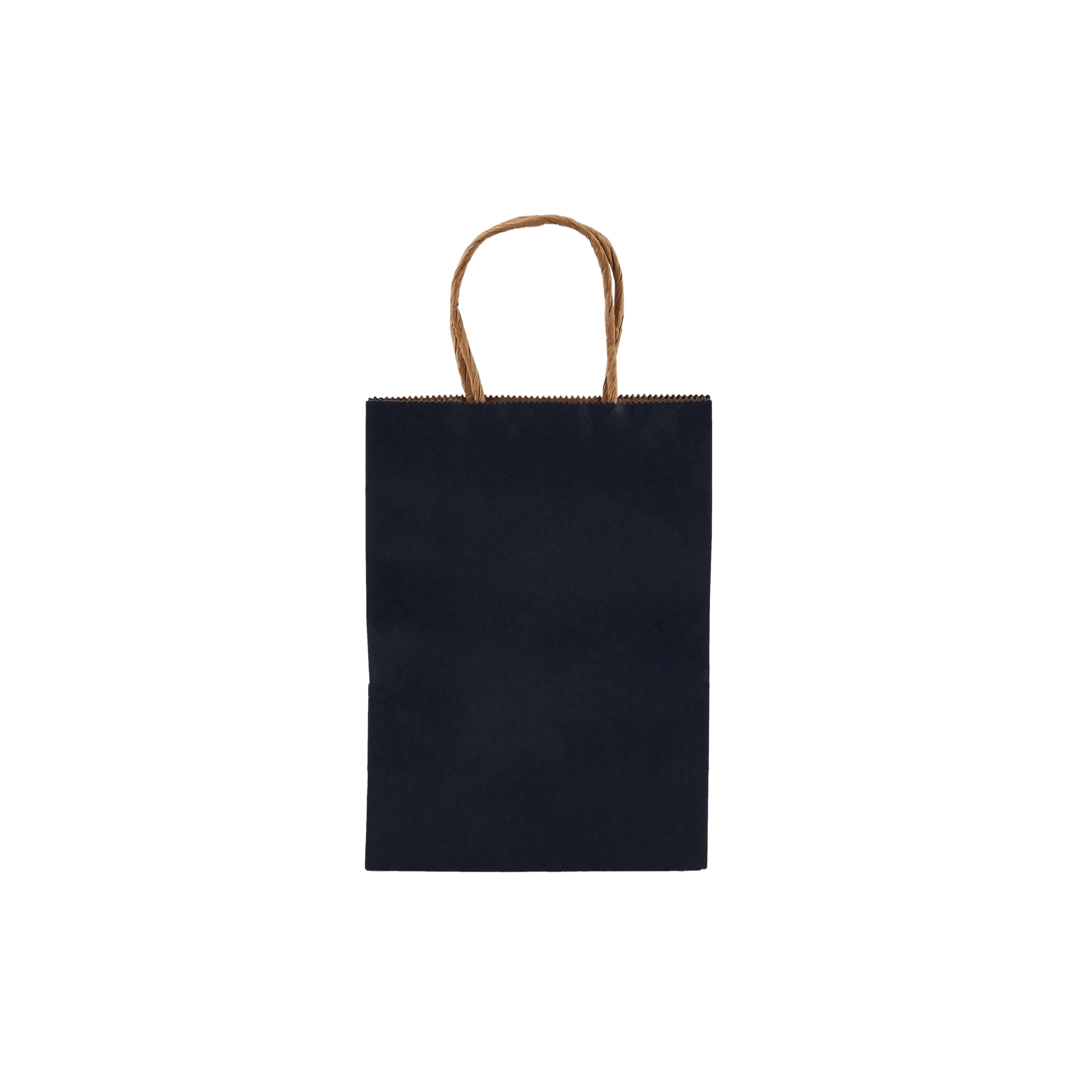 Black Gift Paper Bag Twisted Handle - hotpackwebstore.com