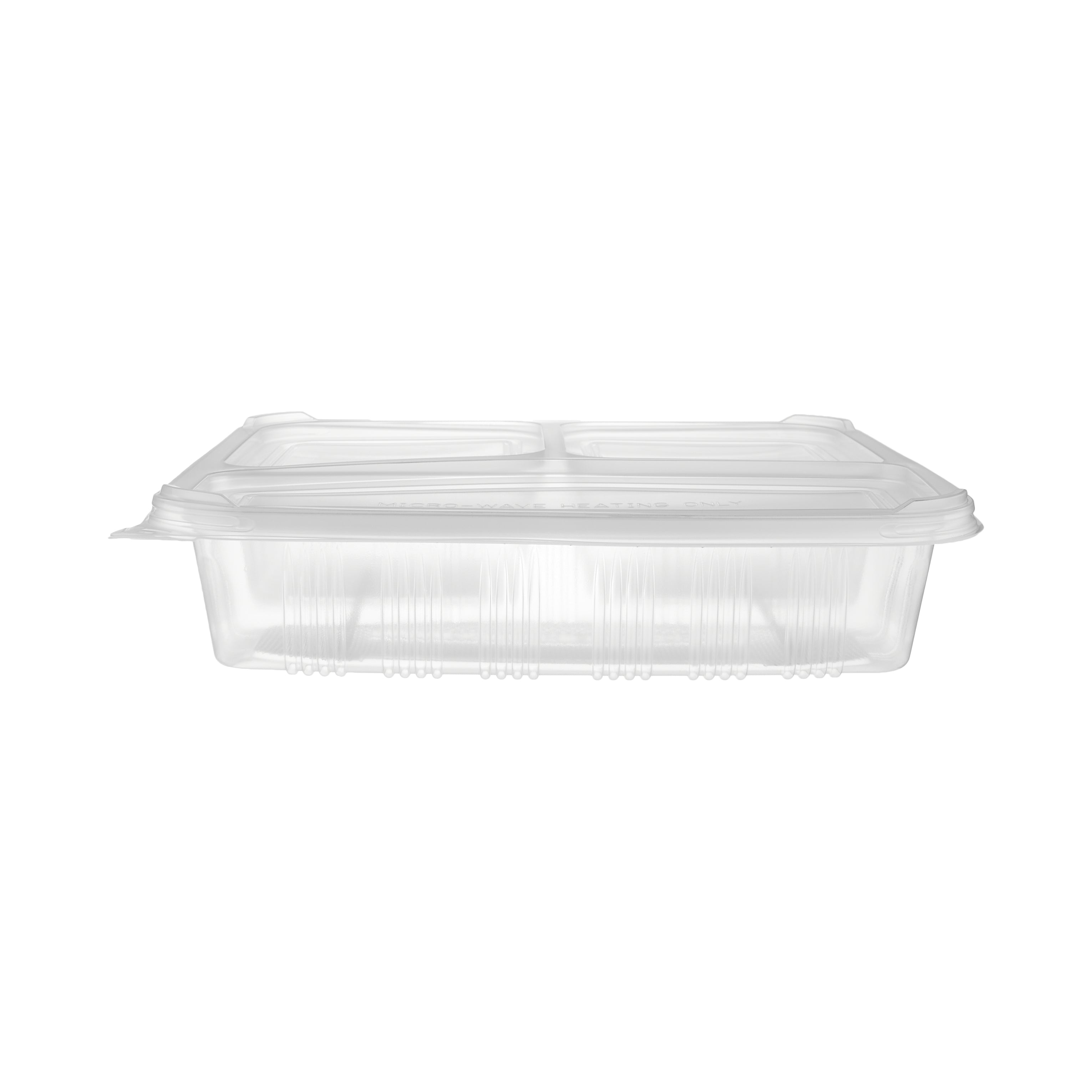 Pack of 10 - 500 ML. Microwave Disposable Food Storage Boxes - Clear  Transparent Plastic