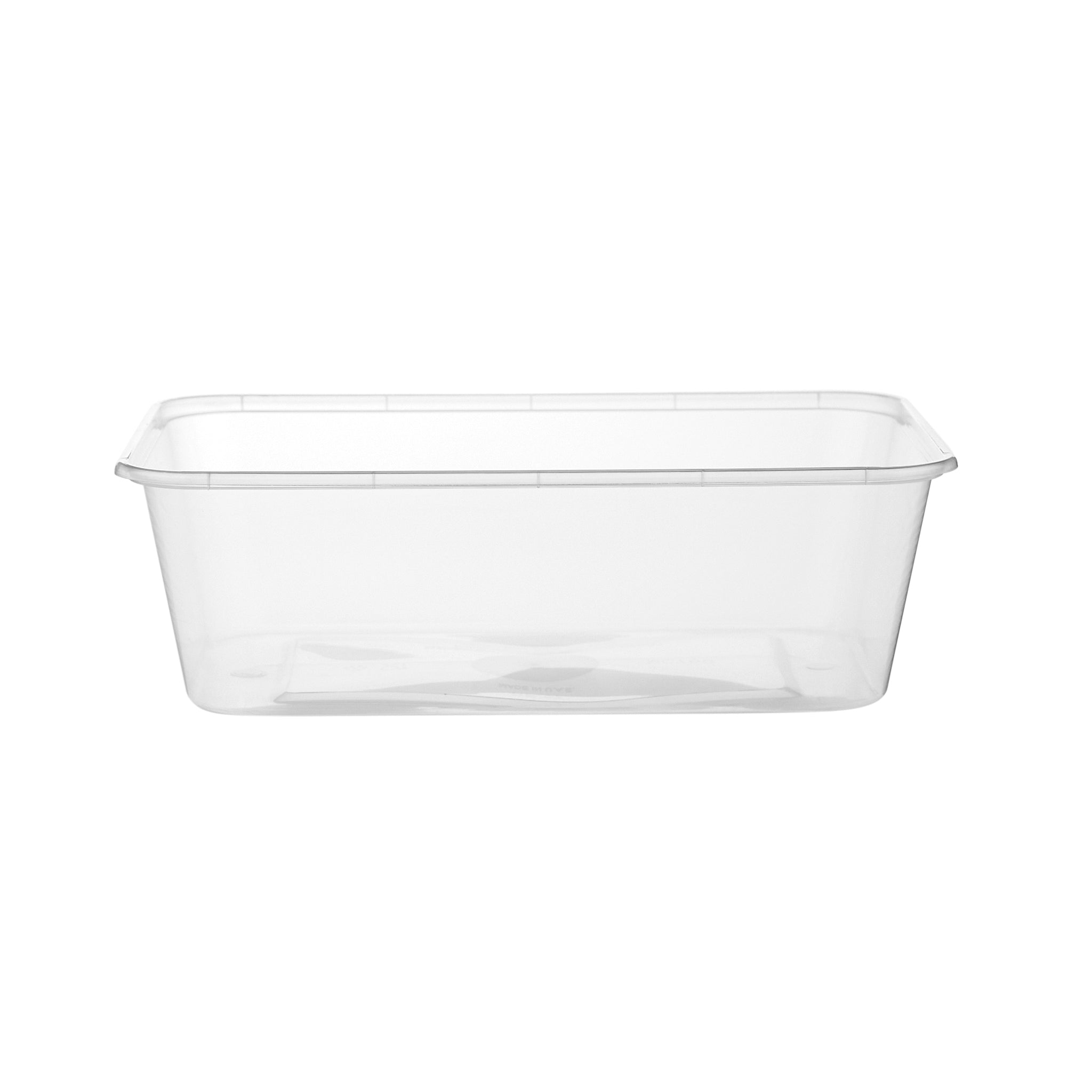 Black Plain 1000 ML Rectangular Container With Lid, For Food Storage,  Packaging Type: Box