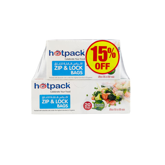 Plastic Zipper Lock Bag Combo - Hotpack Global