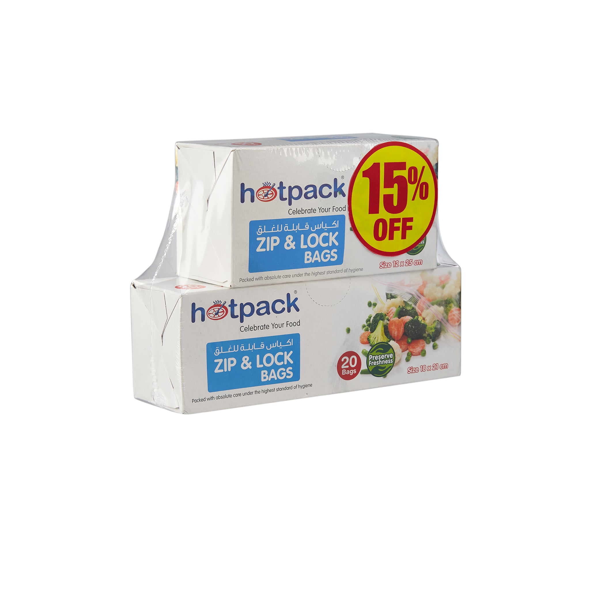 Plastic Zipper Lock Bag Combo - Hotpack Global